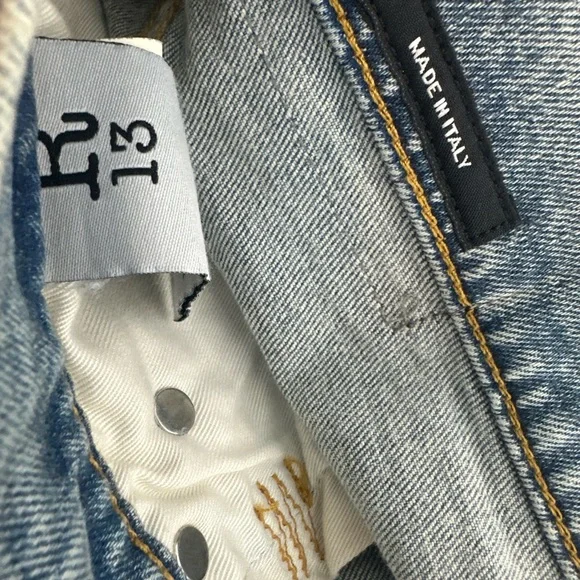 R13 Skywalker Gathered Skinny Jeans In Leyton Stretch Mens Size 32
